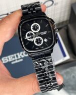 ساعت مچی مردانه سیکو اکسکلوسیو اورجینال ژاپن تمام مشکی مدل 3232 - تصویر 2