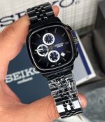 ساعت مچی مردانه سیکو اکسکلوسیو اورجینال ژاپن سرمه ای مشکی مدل 3232 - تصویر 2