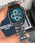 ساعت مچی مردانه سیکو اکسکلوسیو اورجینال ژاپن سبز تیتانیوم گان مدل 3232 - تصویر 2